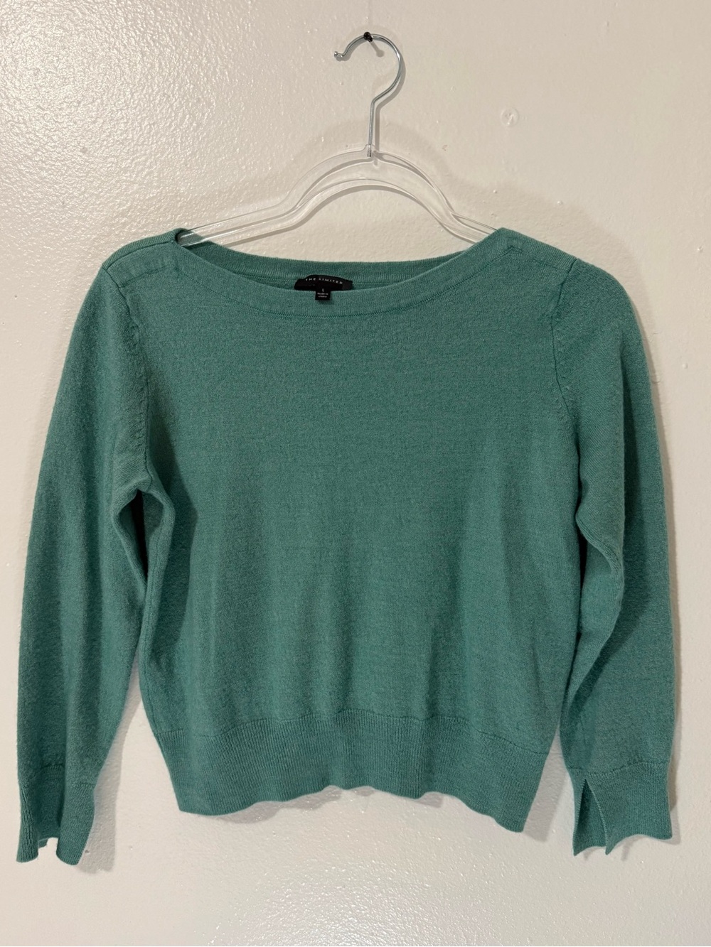 The Limited Seafoam Scoop Neck Sweater